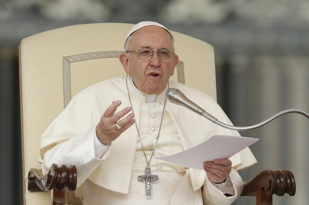 Pope Francis condemns abortion, Says it is similar to hiring a Hitman